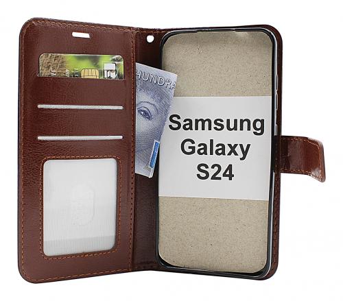 Crazy Horse Wallet Samsung Galaxy S24 5G (SM-S921B/DS)