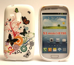 TPU Designcover Samsung Galaxy S3 Mini (Fjärilar)