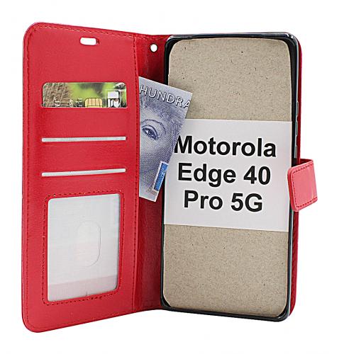 Crazy Horse Wallet Motorola Edge 40 Pro 5G