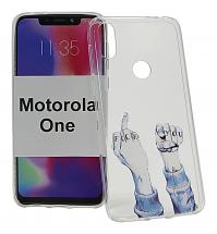 TPU Designdeksel Motorola One