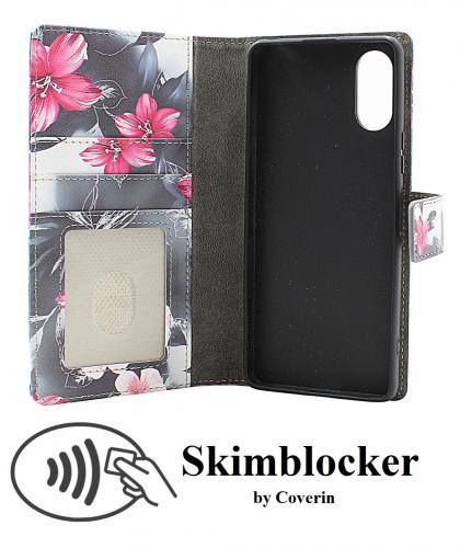 Skimblocker Sony Xperia 10 VI 5G Magnet Lommebok Deksel Design