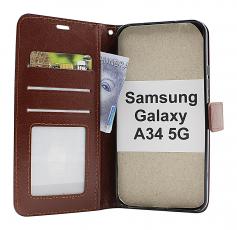 Crazy Horse Wallet Samsung Galaxy A34 5G