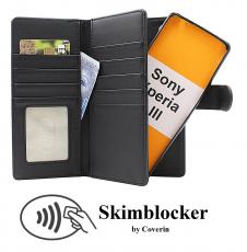 Skimblocker Sony Xperia 1 III XL Magnet Lommebok Deksel