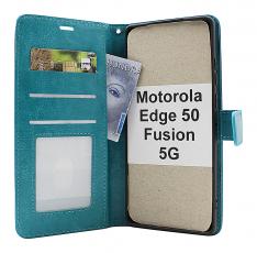 Crazy Horse Motorola Edge 50 Fusion 5G Lommebok Deksel