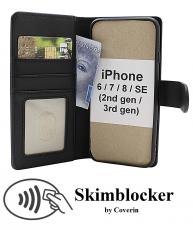Skimblocker iPhone 6/7/8/SE 2nd/3rd Gen. Lommebok Deksel