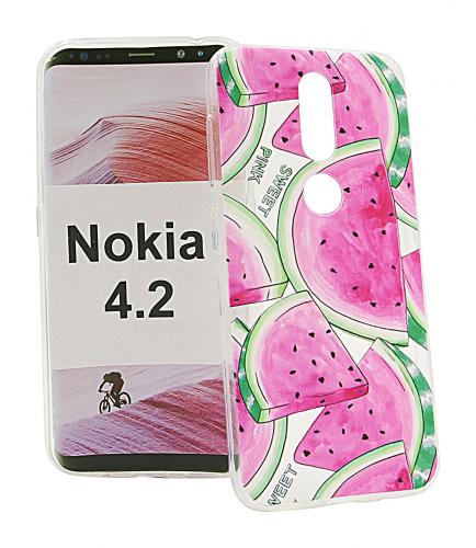 TPU Designdeksel Nokia 4.2