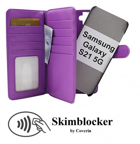 Skimblocker XL Magnet Wallet Samsung Galaxy S21 5G (G991B)