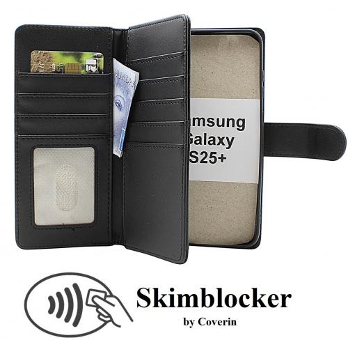 Skimblocker Samsung Galaxy S25+ XL Magnet Lommebok Deksel