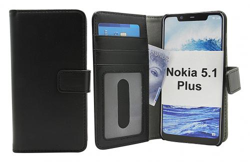 Skimblocker Magnet Wallet Nokia 5.1 Plus