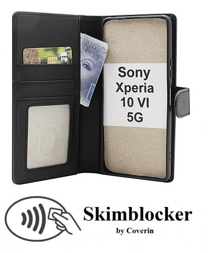 Skimblocker Sony Xperia 10 VI 5G Lommebok Deksel