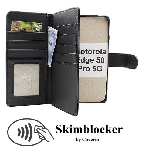 Skimblocker Motorola Edge 50 Pro 5G XL Lommebok Deksel