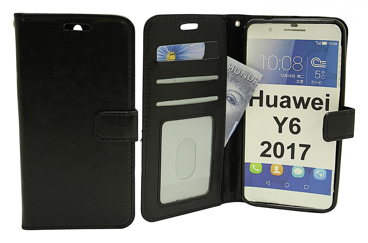 Crazy Horse Wallet Huawei Y6 2017 (MYA-L41)