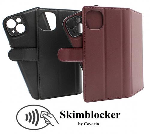 Skimblocker iPhone 15 Plus Magnet Lommebok Deksel