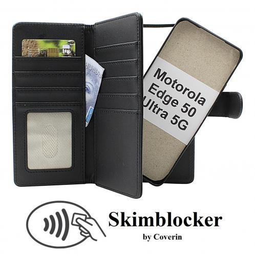 Skimblocker Motorola Edge 50 Ultra 5G XL Magnet Lommebok Deksel