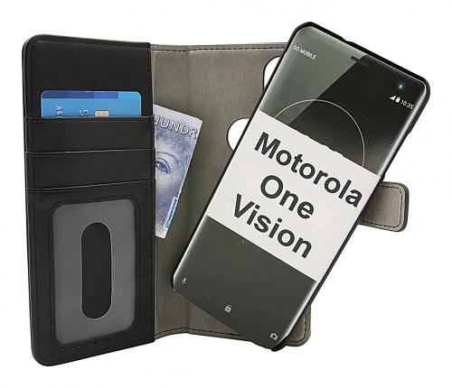 Skimblocker Magnet Wallet Motorola One Vision