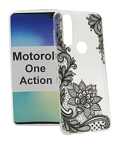 TPU Designdeksel Motorola One Action