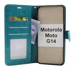 Crazy Horse Wallet Motorola Moto G14