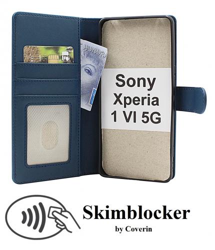 Skimblocker Sony Xperia 1 VI 5G Magnet Lommebok Deksel