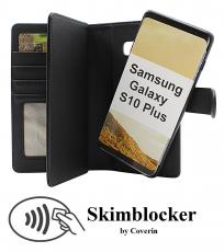Skimblocker Samsung Galaxy S10 Plus XL Magnet Lommebok Deksel