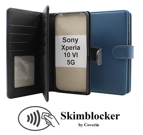 Skimblocker Sony Xperia 10 VI 5G XL Lommebok Deksel