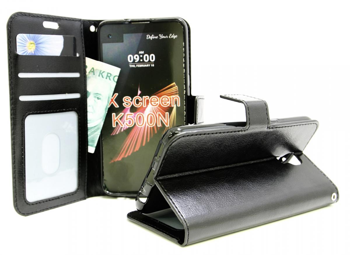 Crazy Horse Wallet LG X Screen (K500N)