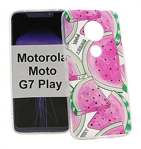 TPU Designdeksel Motorola Moto G7 Play