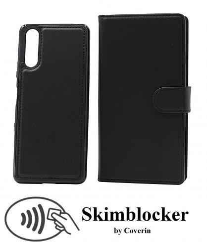 Skimblocker Sony Xperia 10 III Magnet Lommebok Deksel