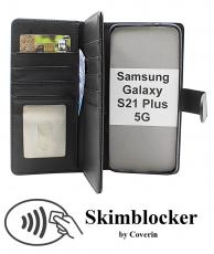 Skimblocker Samsung Galaxy S21 Plus 5G XL Lommebok Deksel