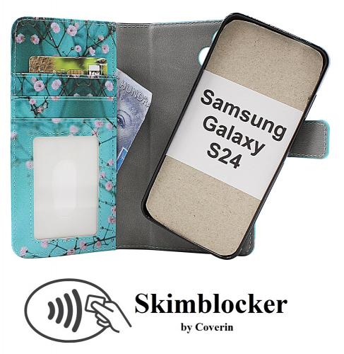 Skimblocker Magnet Designwallet Samsung Galaxy S24 5G (SM-S921B/DS)