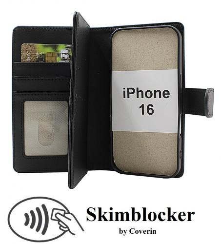 Skimblocker iPhone 16 XL Lommebok Deksel