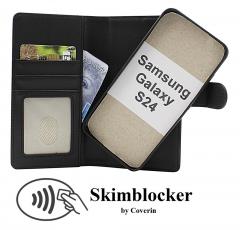 Skimblocker Samsung Galaxy S24 5G Magnet Lommebok Deksel