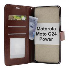 Crazy Horse Wallet Motorola Moto G24 Power