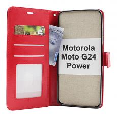 Crazy Horse Wallet Motorola Moto G24 Power