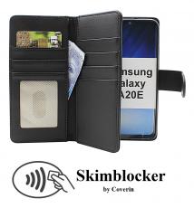 Skimblocker Samsung Galaxy A20e XL Lommebok Deksel