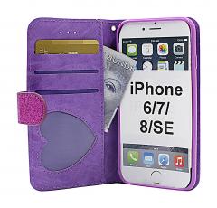 Standcase Glitter Wallet iPhone 7/8/SE 2nd Gen.