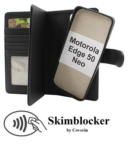 Skimblocker Motorola Edge 50 Neo XL Magnet Lommebok Deksel