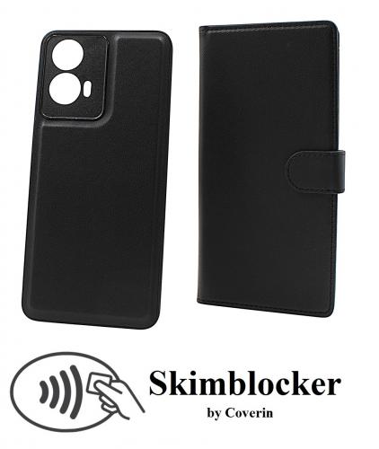 Skimblocker Motorola Moto E14 Magnet Lommebok Deksel