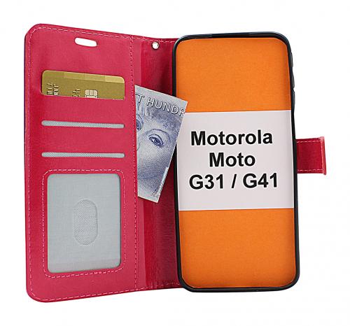 Crazy Horse Wallet Motorola Moto G31/G41