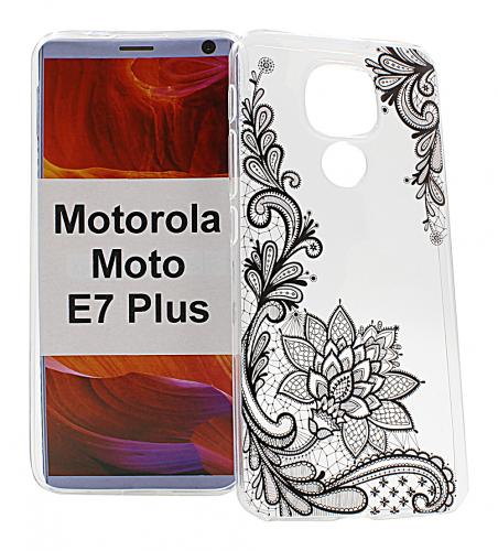 TPU Designdeksel Motorola Moto E7 Plus