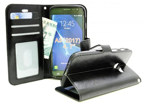 Crazy Horse Wallet Samsung Galaxy A3 2017 (A320F)