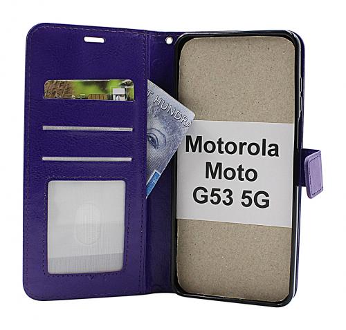 Crazy Horse Wallet Motorola Moto G53 5G