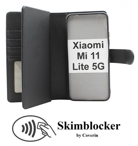 Skimblocker Xiaomi Mi 11 Lite / Mi 11 Lite 5G XL Magnet Lommebok Deksel