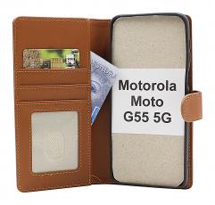 Skimblocker Motorola Moto G55 5G Lommebok Deksel