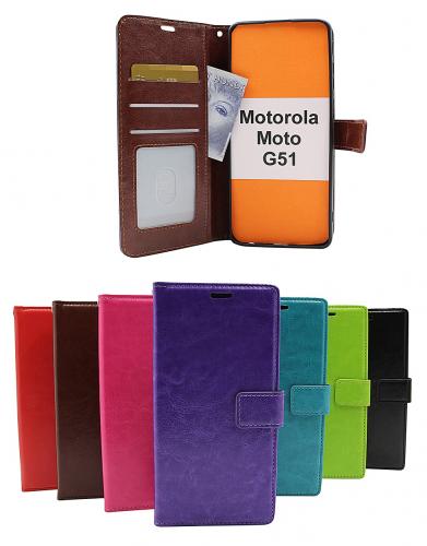 Crazy Horse Wallet Motorola Moto G51