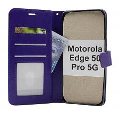 Crazy Horse Motorola Edge 50 Pro 5G Lommebok Deksel