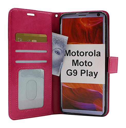 Crazy Horse Wallet Motorola Moto G9 Play