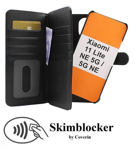 Skimblocker XL Magnet Wallet Xiaomi 11 Lite NE 5G / 11 Lite 5G NE