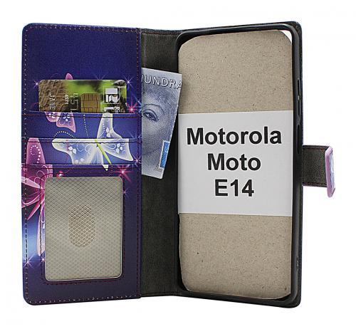 Skimblocker Motorola Moto E14 Lommebok Deksel Design