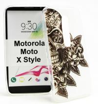 TPU Designdeksel Motorola Moto X Style