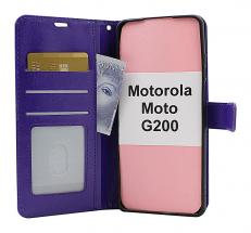 Crazy Horse Wallet Motorola Moto G200